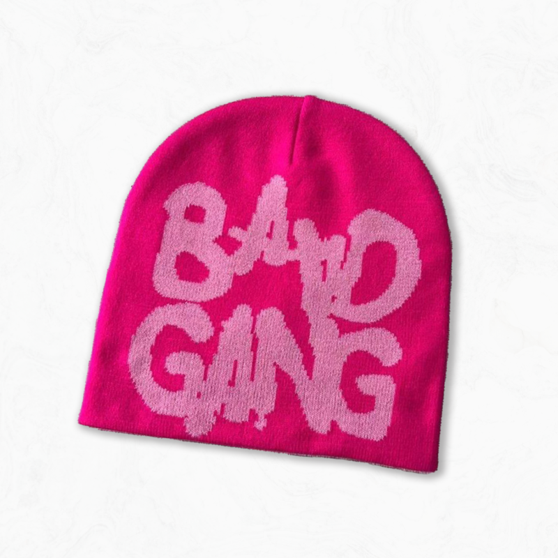 Baad Gvng Beanie (Pink)